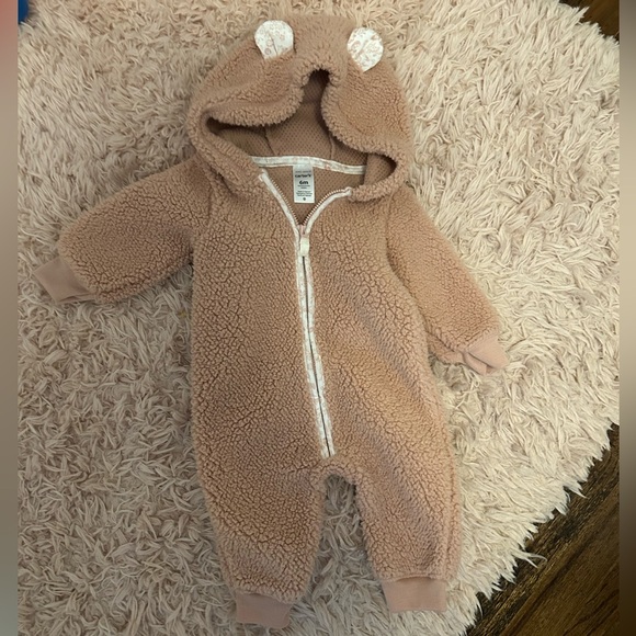 Carters Hooded Sherpa Bunting - Picture 1 of 3